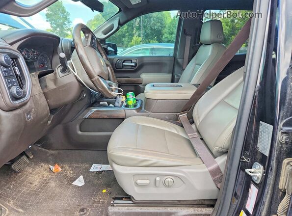 1GCPYFED3KZ400297 2019 CHEVROLET SILVERADO Black Вид салону спереду