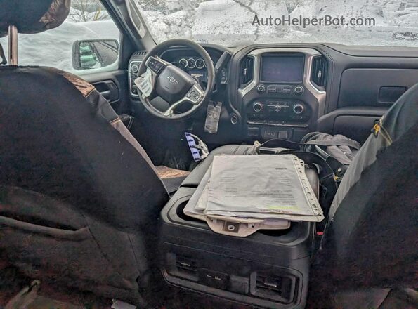 1GCPYFED3NZ102384 2022 CHEVROLET SILVERADO Black Vista del salpicadero
