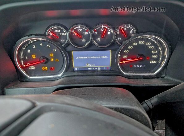 1GCPYFED3NZ102384 2022 CHEVROLET SILVERADO Black Vista del cuadro de instrumentos