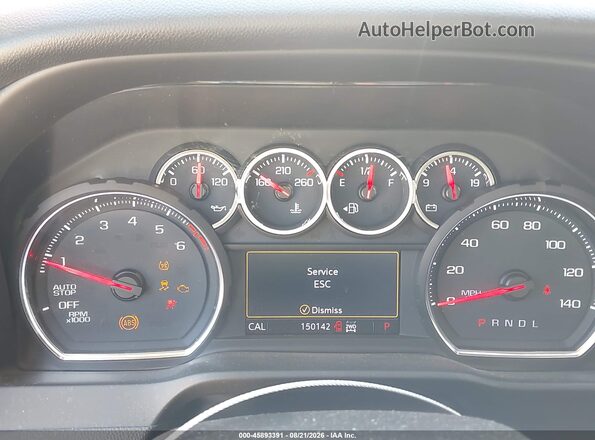 1GCPYFED5KZ340040 2019 CHEVROLET SILVERADO Black Widok tylnych siedzeń