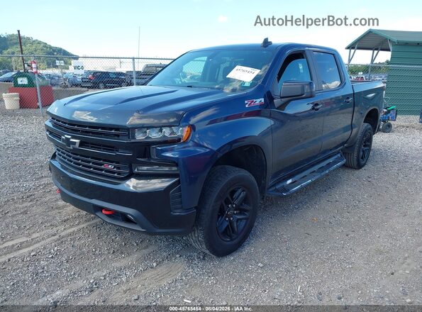 1GCPYFED5LZ113609 2020 CHEVROLET SILVERADO Blue Przód lewy