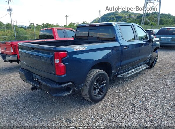 1GCPYFED5LZ113609 2020 CHEVROLET SILVERADO Blue Tył prawy