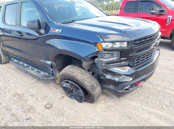 1GCPYFED5LZ113609 2020 CHEVROLET SILVERADO Blue Widok z przodu