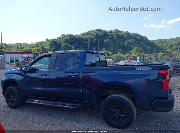 1GCPYFED5LZ113609 2020 CHEVROLET SILVERADO Blue Widok wnętrza 360 stopni