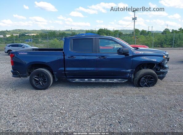 1GCPYFED5LZ113609 2020 CHEVROLET SILVERADO Blue Widok wnętrza z tyłu