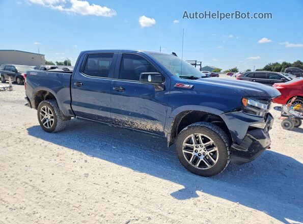 1GCPYFED6KZ186549 2019 CHEVROLET SILVERADO Blue Delantero derecho