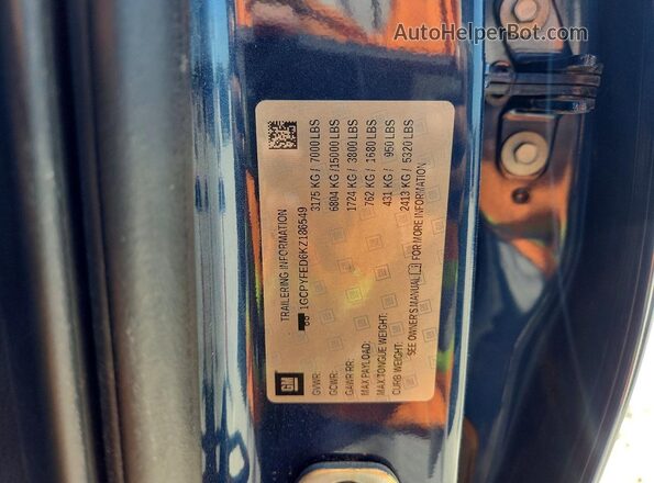 1GCPYFED6KZ186549 2019 CHEVROLET SILVERADO Blue Vista del compartimento del motor