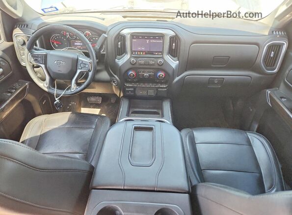 1GCPYFED6KZ186549 2019 CHEVROLET SILVERADO Blue Vista del salpicadero