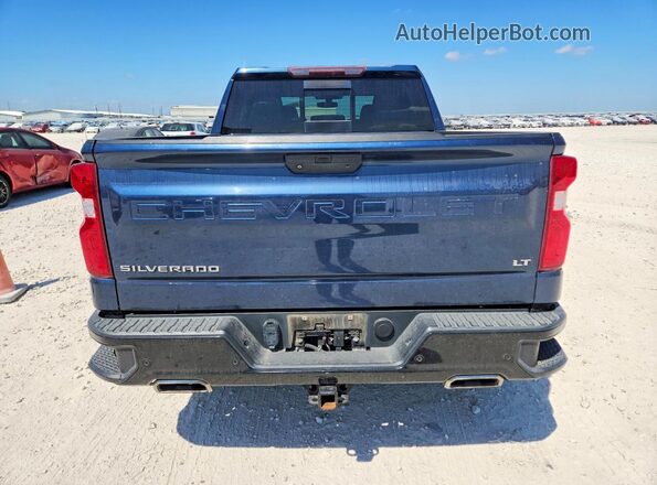 1GCPYFED6KZ186549 2019 CHEVROLET SILVERADO Blue Vista trasera