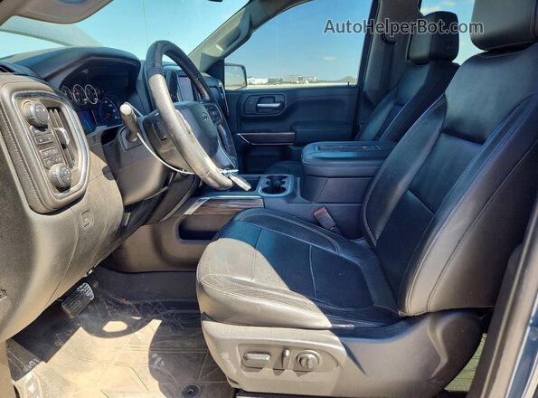 1GCPYFED6KZ186549 2019 CHEVROLET SILVERADO Blue Vista interior delantera
