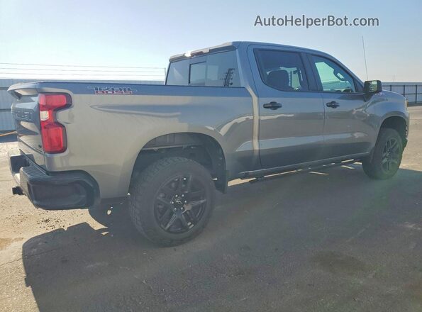 1GCPYFED6MZ222257 2021 CHEVROLET SILVERADO Gray უკანა მარჯვენა
