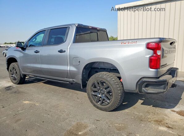1GCPYFED6MZ222257 2021 CHEVROLET SILVERADO Gray უკანა მარცხენა