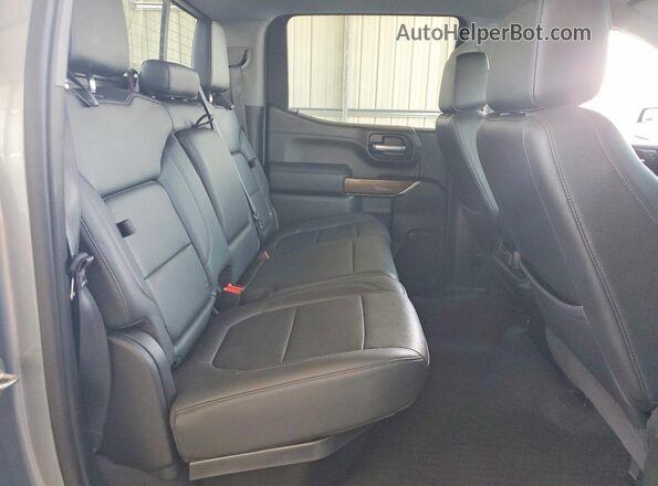 1GCPYFED6MZ222257 2021 CHEVROLET SILVERADO Gray უკანა სავარძლების ხედი