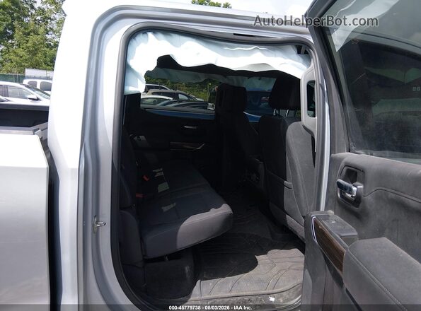 1GCPYFED8KZ381228 2019 CHEVROLET SILVERADO Gray VIN կոդի պիտակի տեսք