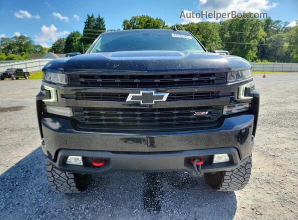 1GCPYFED9MZ306265 2021 CHEVROLET SILVERADO Black Вид спереду