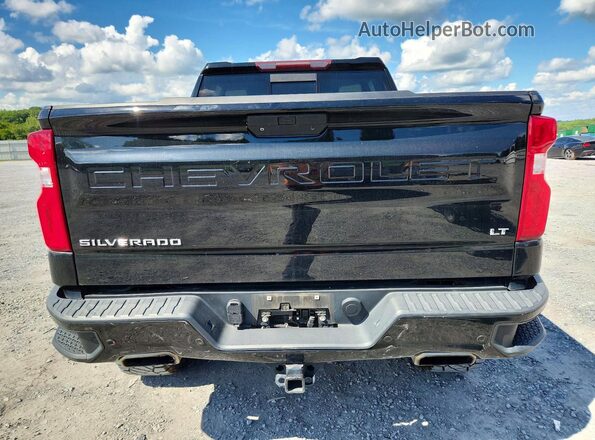 1GCPYFED9MZ306265 2021 CHEVROLET SILVERADO Black Вид ззаду