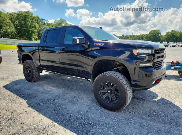 1GCPYFED9MZ306265 2021 CHEVROLET SILVERADO Black Передня права чверть