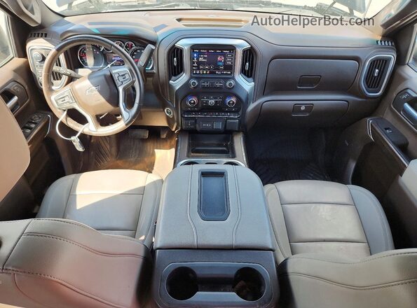 1GCPYFED9MZ306265 2021 CHEVROLET SILVERADO Black Вид панелі приладів