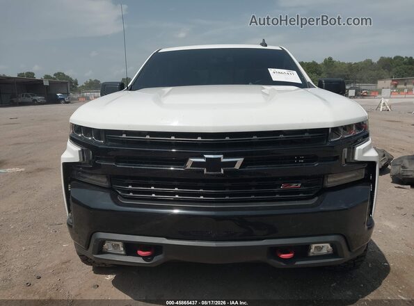 1GCPYFED9MZ340917 2021 CHEVROLET SILVERADO Белый Вид спереди