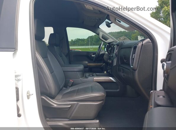 1GCPYFED9MZ340917 2021 CHEVROLET SILVERADO Белый Вид салона спереди