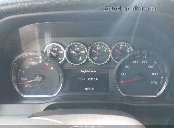 1GCPYFED9MZ340917 2021 CHEVROLET SILVERADO Белый Вид задних сидений