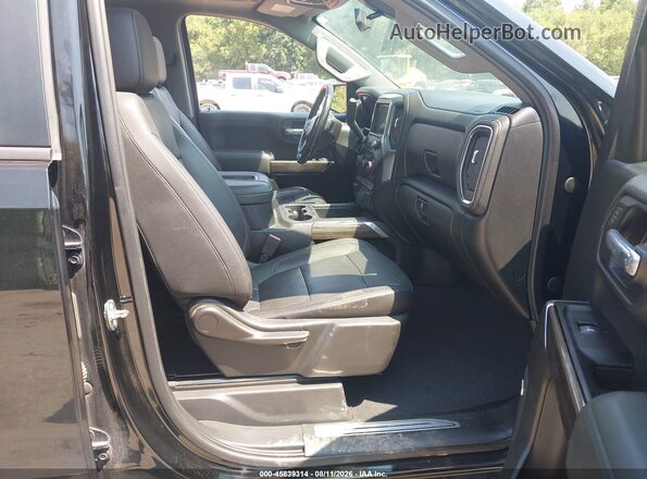 1GCPYFEDXKZ347775 2019 CHEVROLET SILVERADO Черный Вид салона спереди