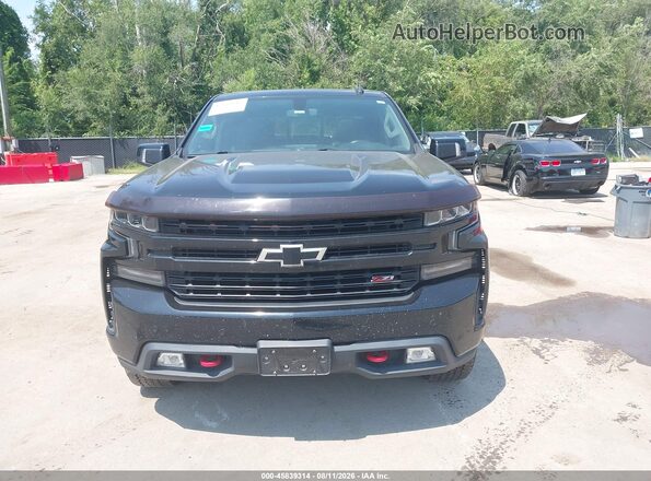 1GCPYFEDXKZ347775 2019 CHEVROLET SILVERADO Черный Вид щитка приборов