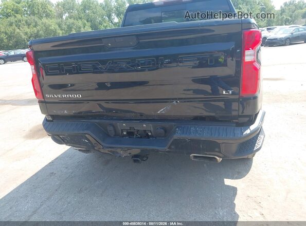 1GCPYFEDXKZ347775 2019 CHEVROLET SILVERADO Черный Вид спереди