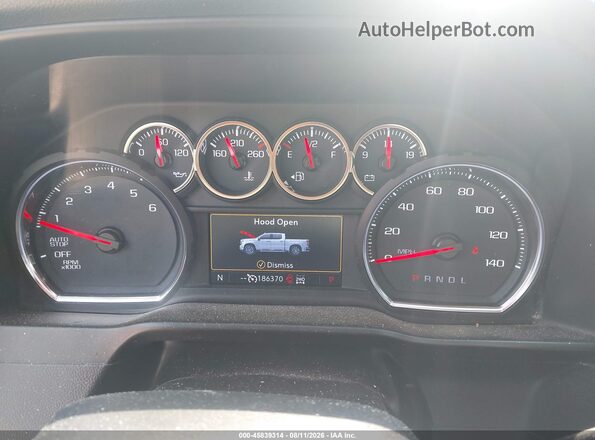 1GCPYFEDXKZ347775 2019 CHEVROLET SILVERADO Черный Вид задних сидений