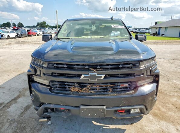 1GCPYFEDXMZ422722 2021 CHEVROLET SILVERADO Black Widok z przodu