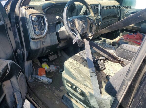 1GCPYFEDXMZ422722 2021 CHEVROLET SILVERADO Black Widok deski rozdzielczej