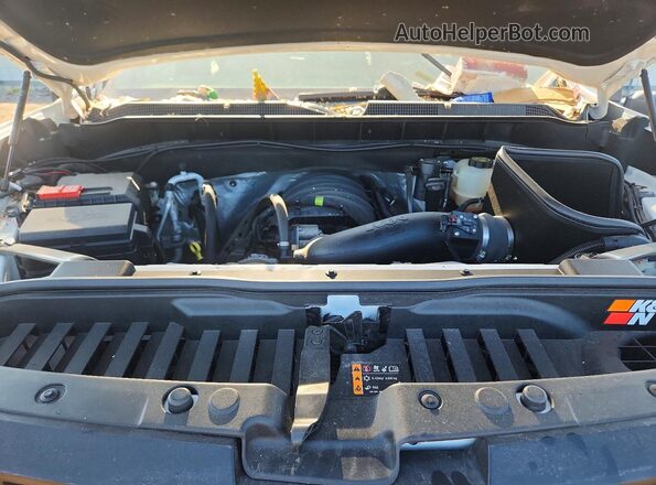 1GCPYFEL4MZ261551 2021 CHEVROLET SILVERADO White Widok wnętrza z tyłu