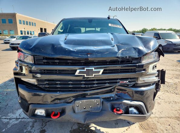 1GCPYFEL7MZ371820 2021 CHEVROLET SILVERADO Black Вид спереду