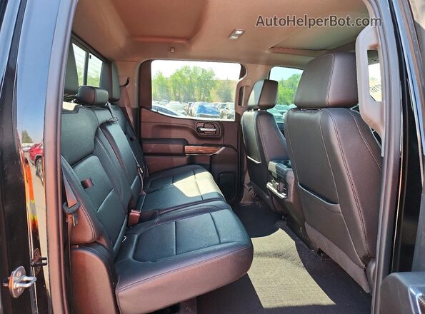 1GCPYFEL7MZ371820 2021 CHEVROLET SILVERADO Black Вид задніх сидінь