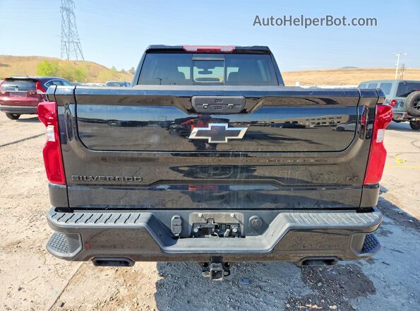1GCPYFEL7MZ371820 2021 CHEVROLET SILVERADO Black Вид ззаду