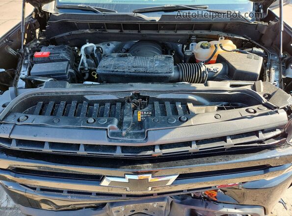 1GCPYFEL7MZ371820 2021 CHEVROLET SILVERADO Black Вид задньої частини салону