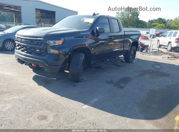 1GCRABEK4PZ285057 2023 CHEVROLET SILVERADO Black Vista tres cuartos delantera izquierda