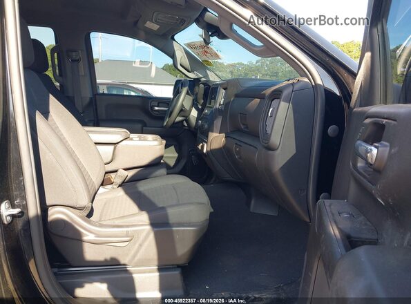 1GCRABEK4PZ285057 2023 CHEVROLET SILVERADO Black Vista interior delantera