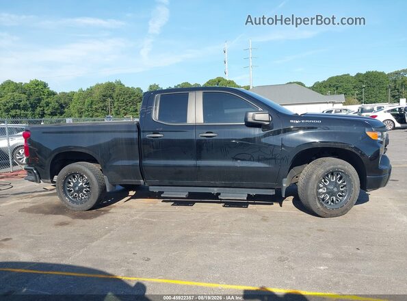 1GCRABEK4PZ285057 2023 CHEVROLET SILVERADO Black Vista interior trasera