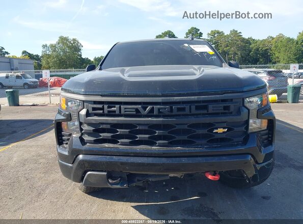 1GCRABEK4PZ285057 2023 CHEVROLET SILVERADO Black Vista del cuadro de instrumentos