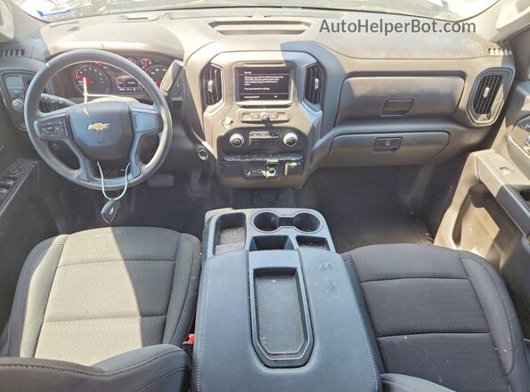 1GCRABEK9RZ340153 2024 CHEVROLET SILVERADO Серый Вид панели приборов