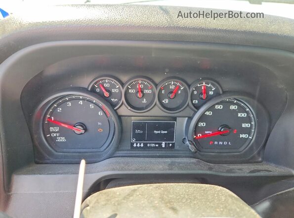 1GCRABEK9RZ340153 2024 CHEVROLET SILVERADO Серый Вид щитка приборов