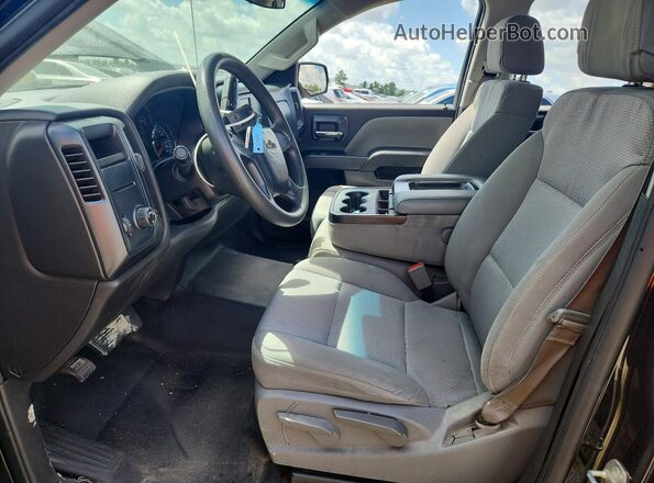 1GCRCNEH3GZ170143 2016 CHEVROLET SILVERADO Black Widok wnętrza z przodu