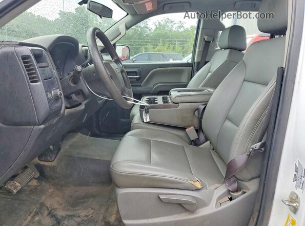 1GCRCNEH7HZ356530 2017 CHEVROLET SILVERADO Белый Вид салона спереди