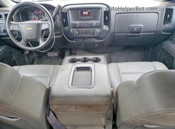 1GCRCNEH7HZ356530 2017 CHEVROLET SILVERADO Белый Вид панели приборов