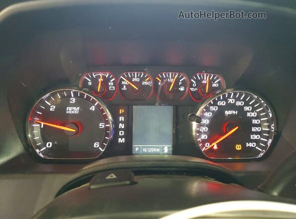 1GCRCNEHXGZ114572 2016 CHEVROLET SILVERADO White Вид щитка приладів