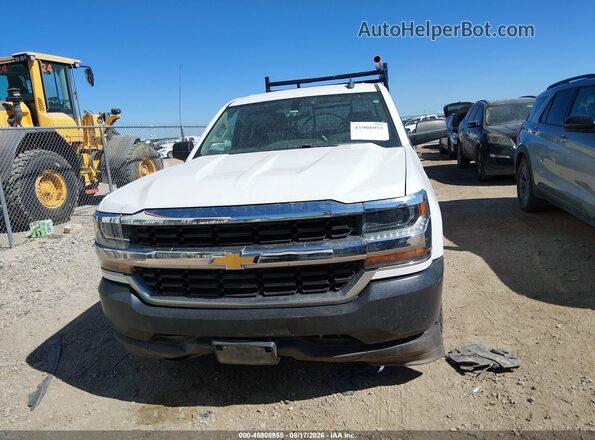 1GCRCNEHXJZ138765 2018 CHEVROLET SILVERADO Белый Вид щитка приборов