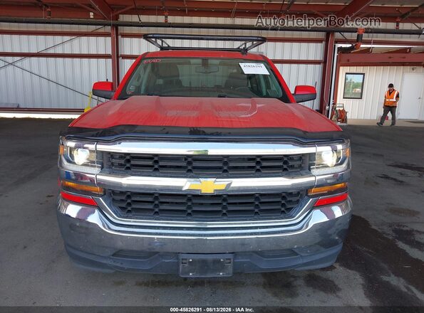 1GCRCREC2HZ357273 2017 CHEVROLET SILVERADO Red Widok zestawu wskaźników