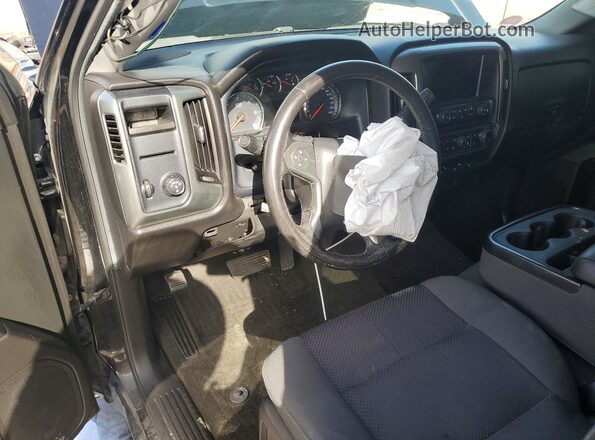 1GCRCREC4JZ159039 2018 CHEVROLET SILVERADO Black Вид панелі приладів