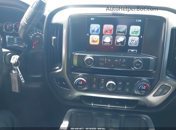 1GCRCREC5HZ210249 2017 CHEVROLET SILVERADO Gray Vista del salpicadero